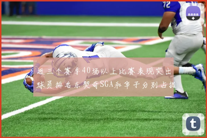 近三个赛季40场以上比赛表现突出球员排名东契奇SGA和华子分别占据前三名